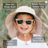 Size L (2-5): Jan & Jul Cotton Xplorer Hat - WHALE TALES