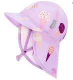 Size S (3-6m): Jan & Jul Sun Soft UV Baby Cap - LAVENDER ICE CREAM