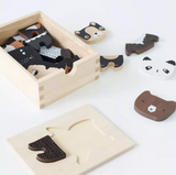 Wee Gallery Mix & Match Animal Tiles Puzzle