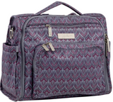JuJube Purple Grey Diaper Bag- Like New