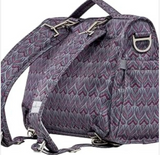JuJube Purple Grey Diaper Bag- Like New