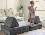 Nugget Couch - Grey 4 pieces - GREAT CONDITION