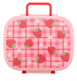 Stephen Joseph Bento Box w/Removable Tray - STRAWBERRY NEW