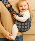 Size OS: Baby Sling Carrier - Black & White Adjustable
