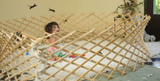 Chanuk The Cei & Sol Kids Yurt Inspired Wooden Play Pen SALE