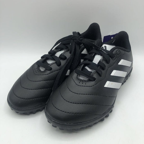 Size 1.5Y: Adidas Black White Indoor Soccer - Turf Sport Shoe NEW