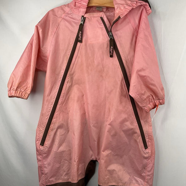 Size 3: Tuffo Pink/Brown Rain Suit