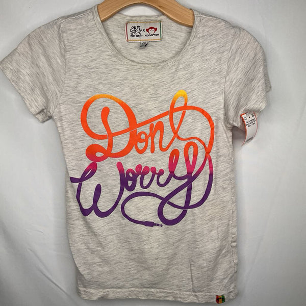 Size 8: Appaman Grey/Colorful 'Don't Worry' T-Shirt