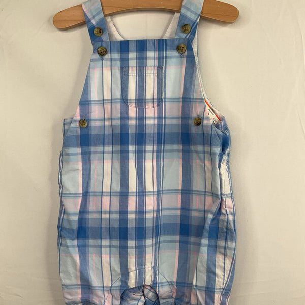 Size 6-12m: Janie and Jack White/Pink/Blue Plaid Romper