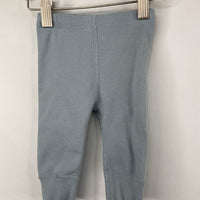 Size 3-6m (60): Hanna Andersson Blue Ribbed Cozy Pants