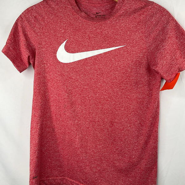 Size 10-12: Nike Red Heathered Logo Shirt