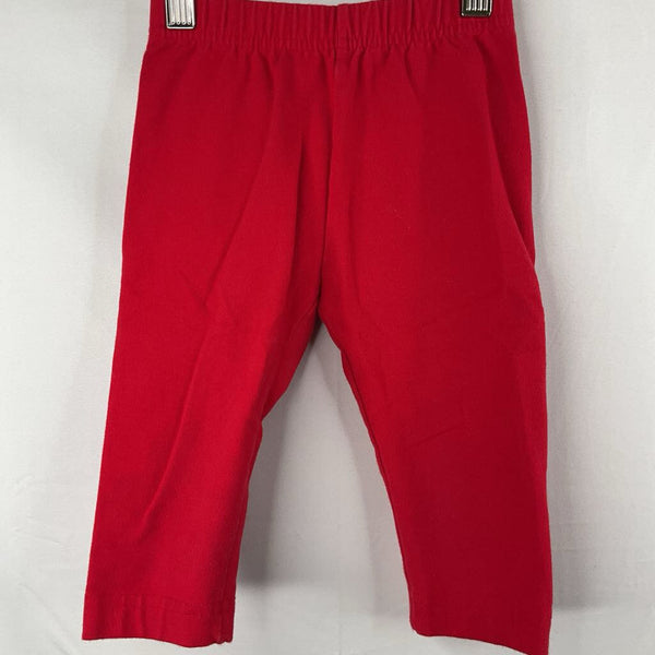 Size 3 (90): Hanna Andersson Red Leggings
