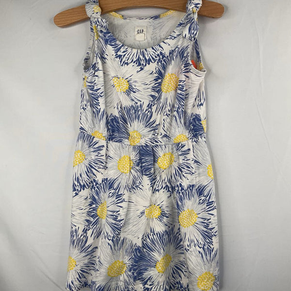 Size 4-5: Gap Blue/White/Yellow Flowers Tank Dress