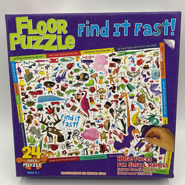 24pc Find it Fast Floor Puzzle