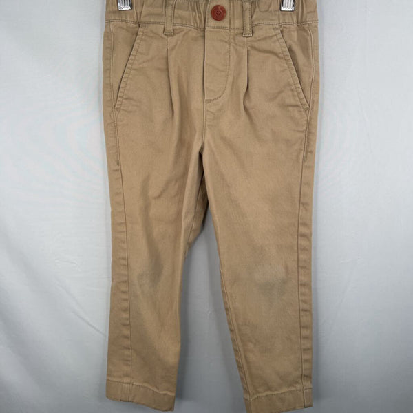 Size 4 (100): Hanna Andersson Khaki Soft Waist Pants
