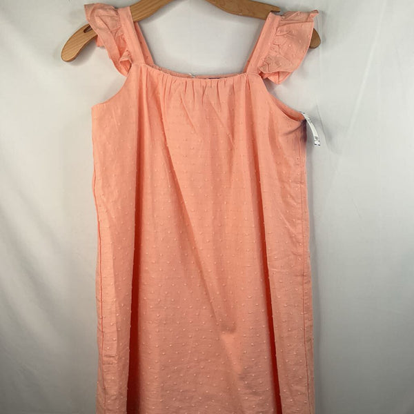 Size 10: Maison Me Orange Textured Sun Dress