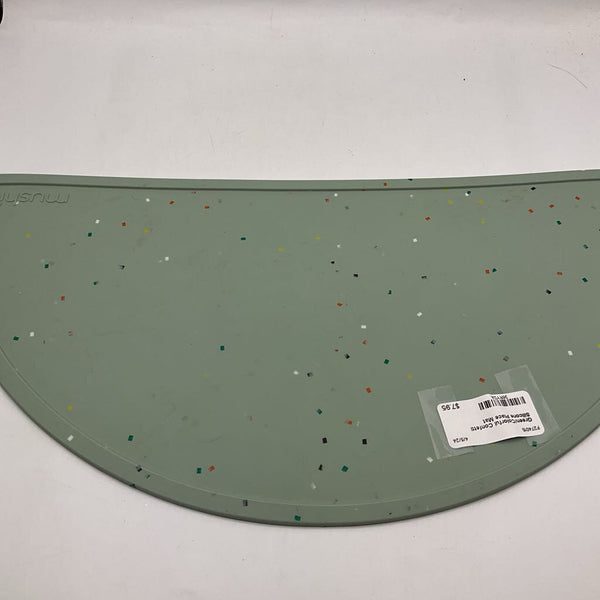 Green/Colorful Confetti Silicone Place Mat