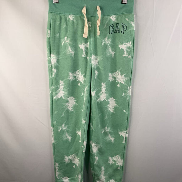Size 6-7: Gap Green/White Tie Dye Sweatpants
