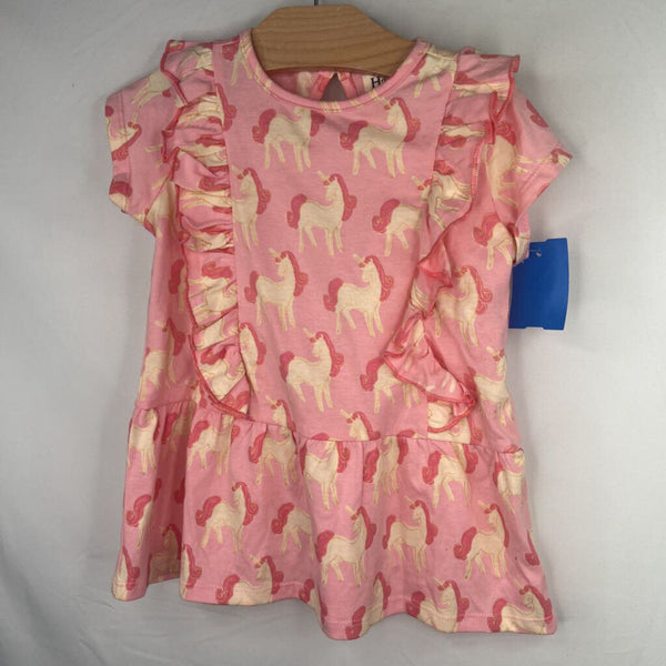 Size 12-18m: Hatley Pink Unicorn Ruffle Dress