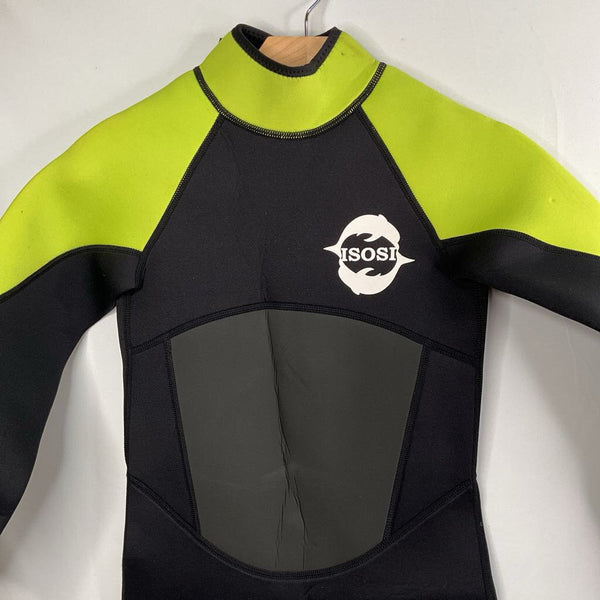 Size 10: Isosi Blue/Neon Green Wetsuit