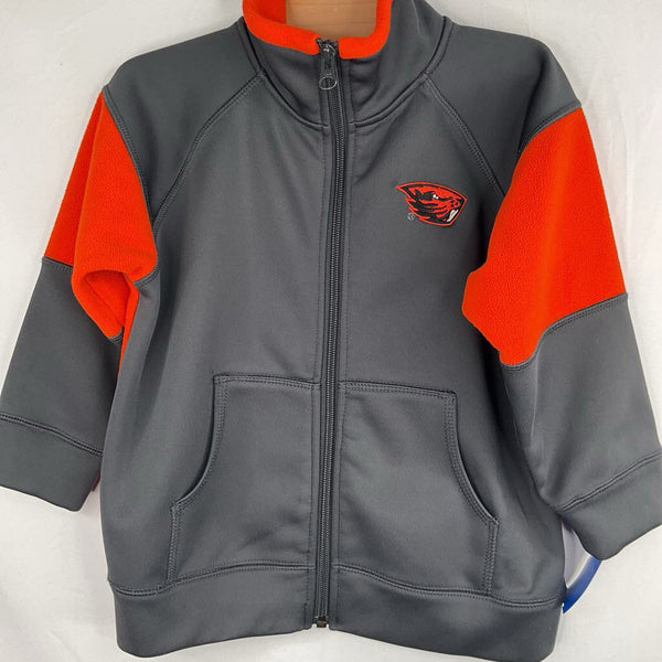 Size 3: Know Wear Grey/Orange OSU Zip-UP Jacket