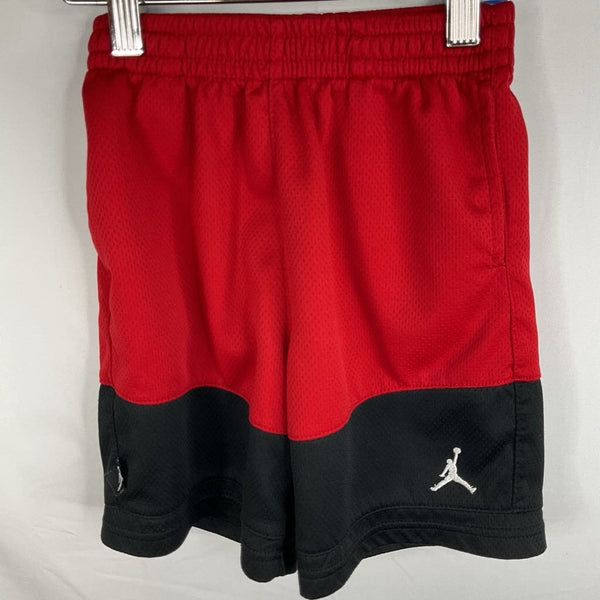 Size 4-5: Air Jordan Red/Black Shorts