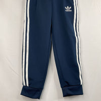 Size 3:Adidas Navy/White Side Stripe Track Pants