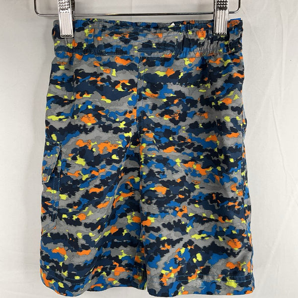 Size 4-6: Columbia Grey/Blue/Orange Swim Shorts