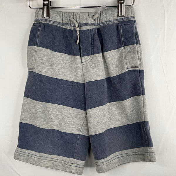 Size 3-4: Boden Grey/Blue Stripped Drawstring Shorts