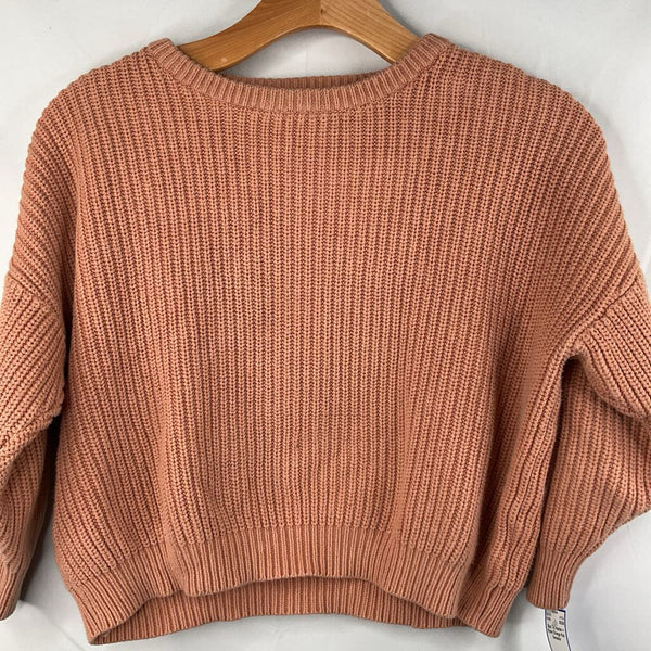 Size 7-8: Hunter + Rose Orange Knit Sweater