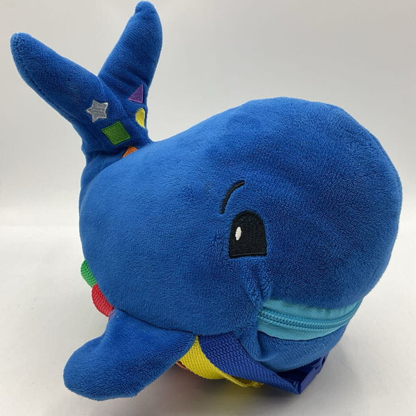 Buckle Toy Blu Whale Learning Activity Travel Toy