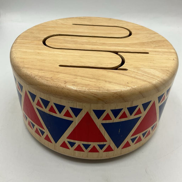 Plan Toys Wooden Solid Drum AS IS