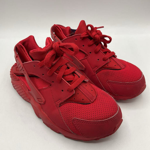 Size 2Y: Nike Red Lace-Up Sneakers