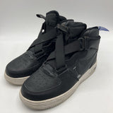 Size 2Y: Nike Black/White Velcro Strap Sneakers