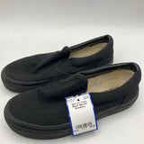 Size 3Y: Vans Black Slip-On Sneakers