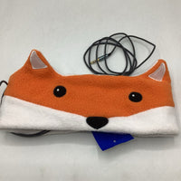 Cozyphones Orange/White Fox Wearable Headphones