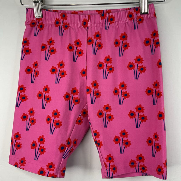 Size 10 (140): Hanna Andersson Pink/Red/Blue Flowers Cartwheel Shorts