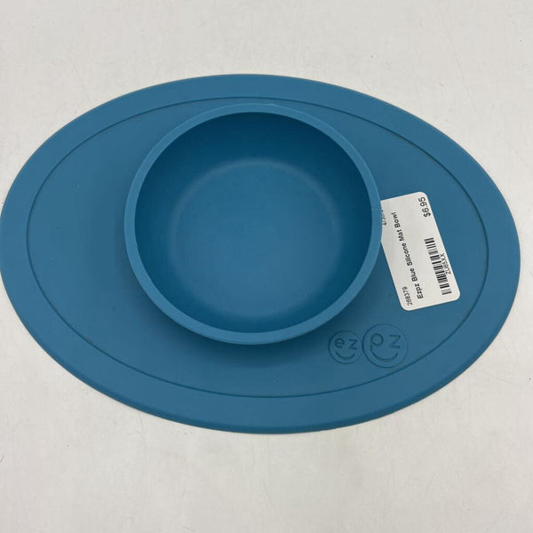 Ezpz Blue Silicone Mat Bowl