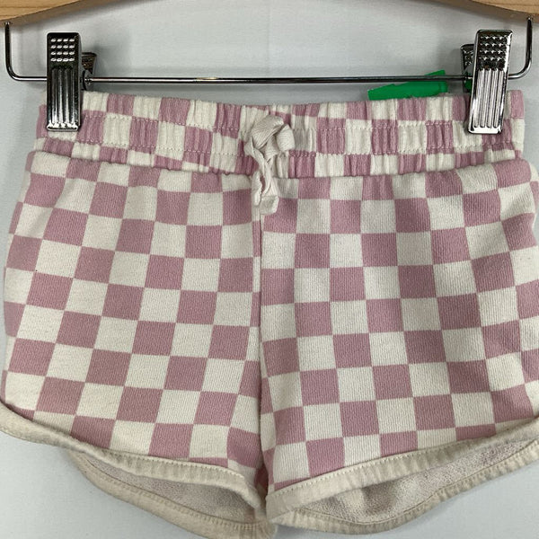 Size 4: Grayson Mini Pink/White Checkered Shorts
