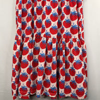 Size 10 (140): Hanna Andersson Pink/Red/Blue Strawberries Dress