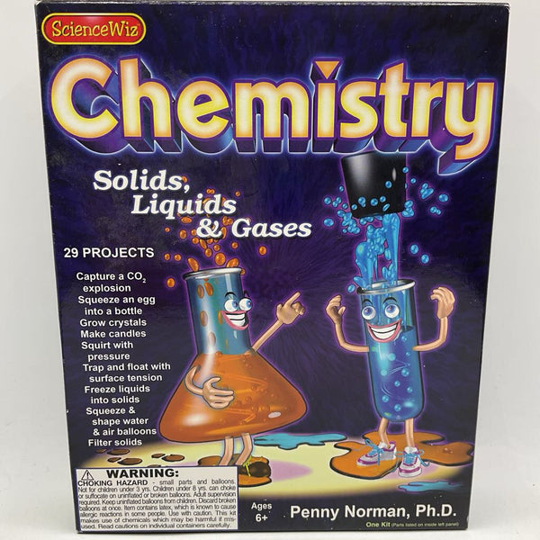 Chemistry: Solids, Liquids, & Gases Project Kit AS IS