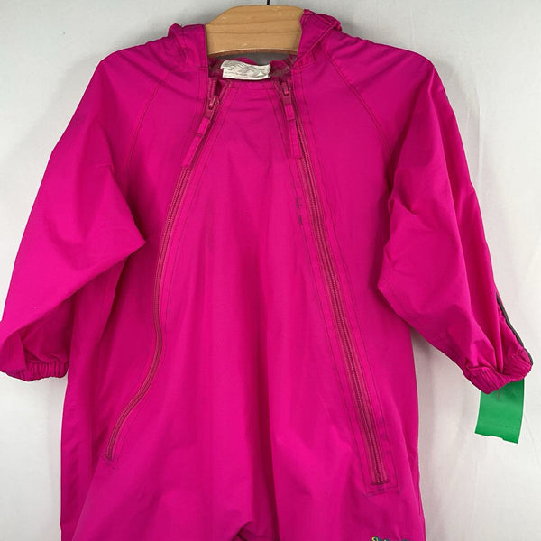 Size 2: Splashy Neon Pink Rain Suit