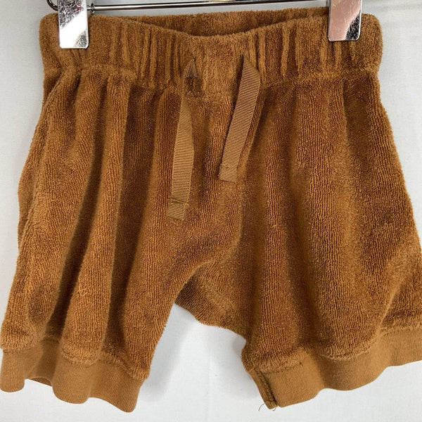 Size 12m: Oliver + Rain Brown Terry Cloth Shorts