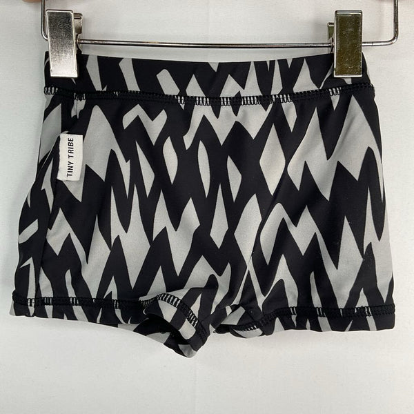 Size 12m: Tiny Tribe Black/White Abstract Swim Shorts