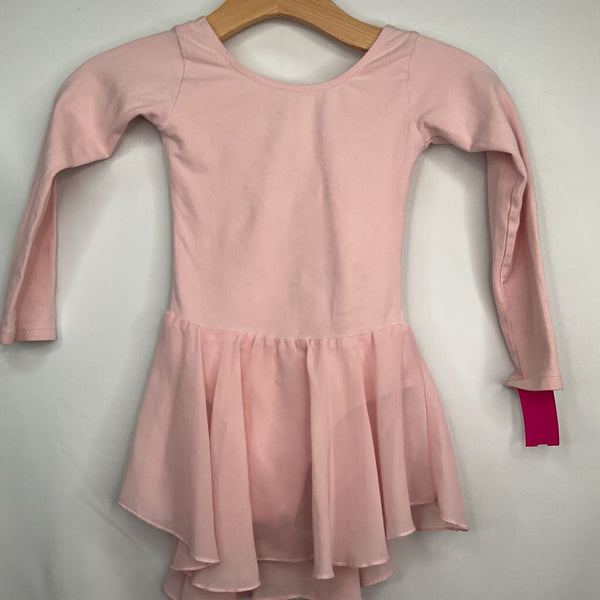 Size 8-9: Arshiner Pink w/ Tulle Skirt Leotard