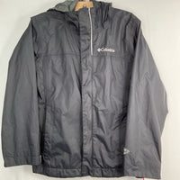 Size 6-7: Columbia Black Mesh Lined Rain Coat