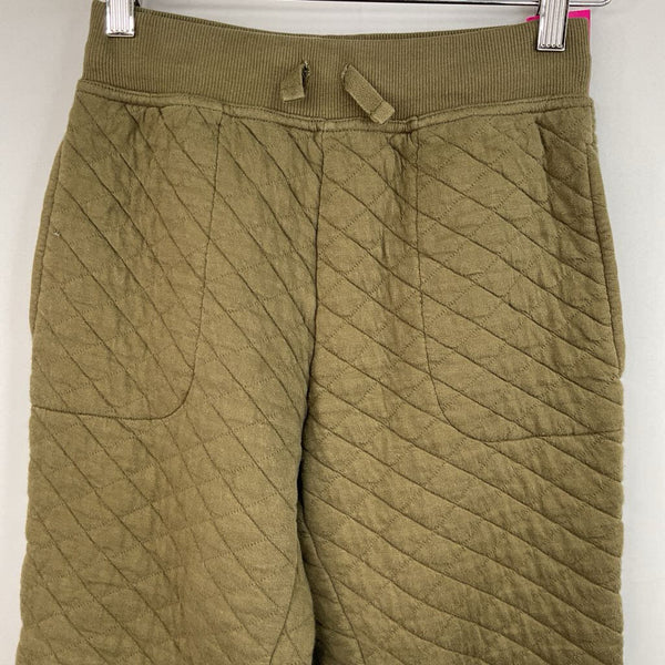 Size 10 (140): Hanna Andersson Green Quilted Sweatpants