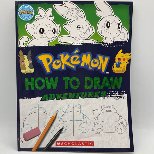 Pokemon: How to Draw Adventures (paperback)
