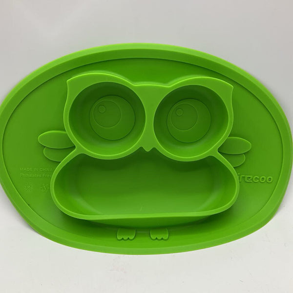 Kirecoo Green Owl Silicone Plate