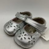 Size Sm (0-6m): See Kai Run Ginger II/SILVER Baby Mary Jane Shoes NEW